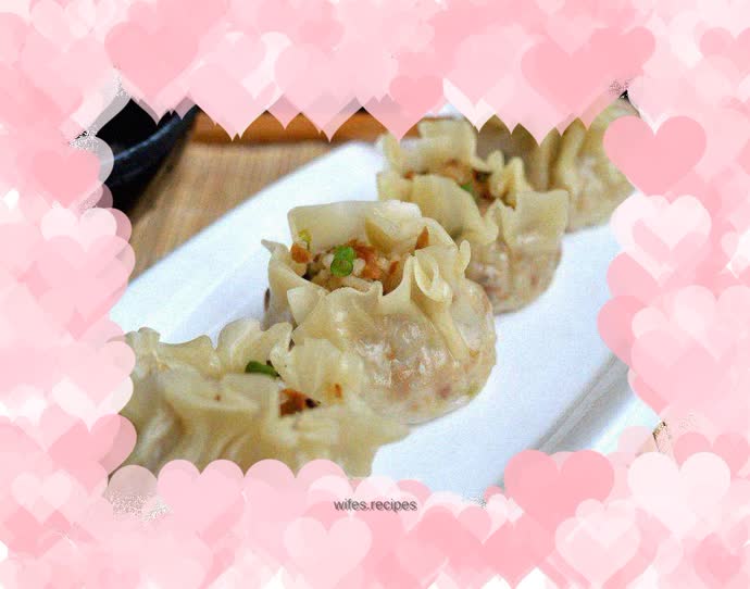 Dried Bamboo Shoots and Shiitake Mushrooms Siomai