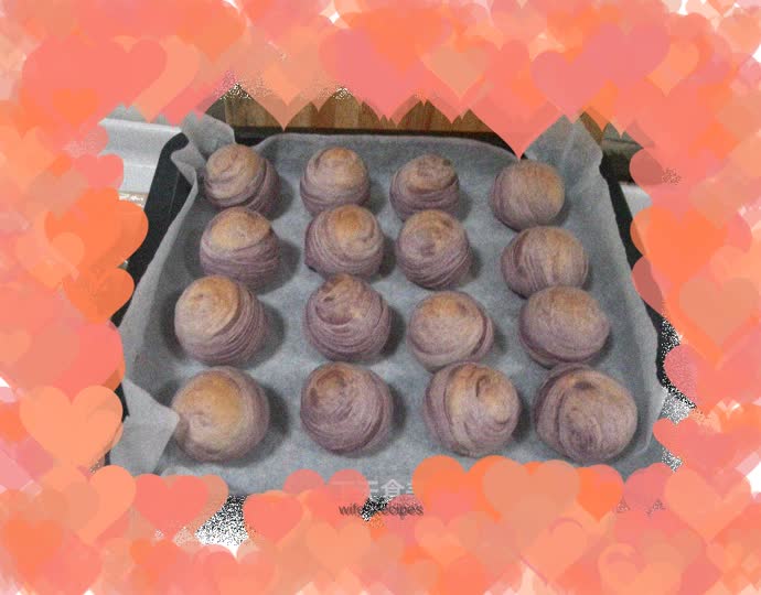 Purple sweet potato cake