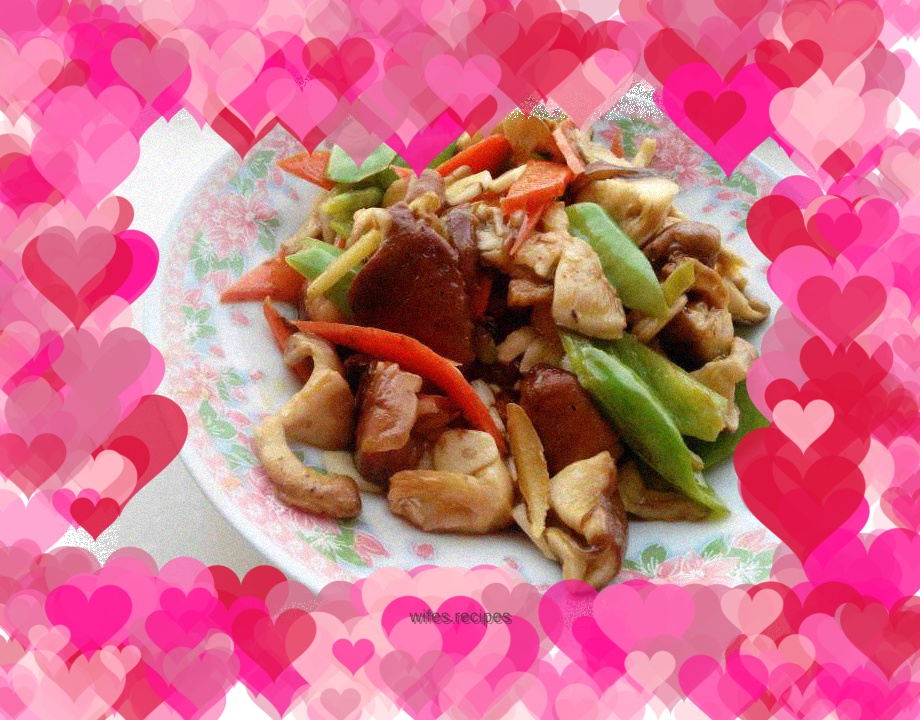 Vegetarian fried mushrooms