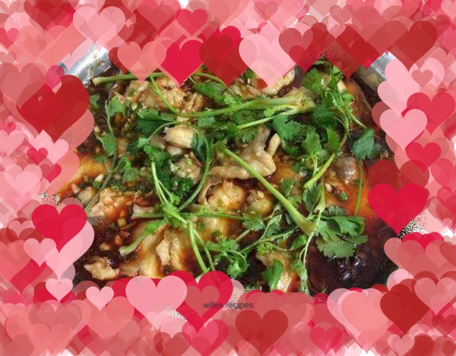 Delicious boiled fish