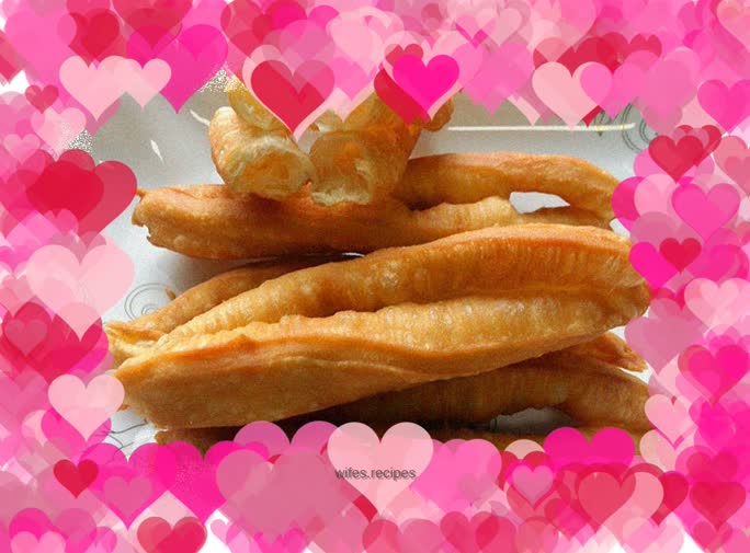 Homemade fried dough sticks