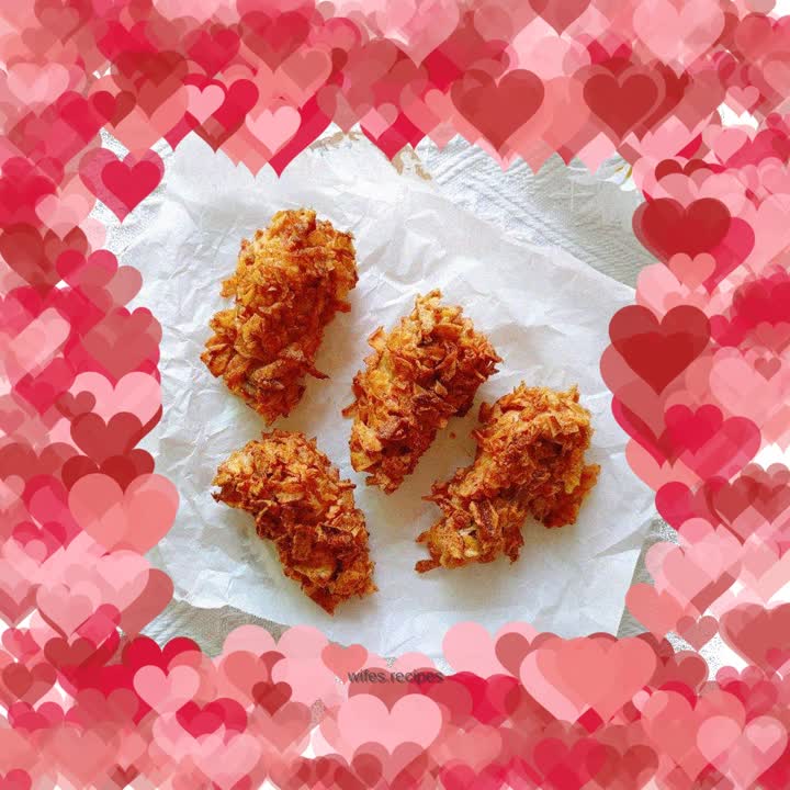 Crispy Black Pepper Potato Chips Chicken Wings