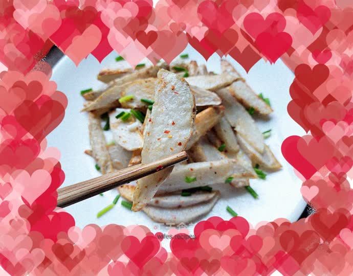 Salt and pepper taro (air fryer version)
