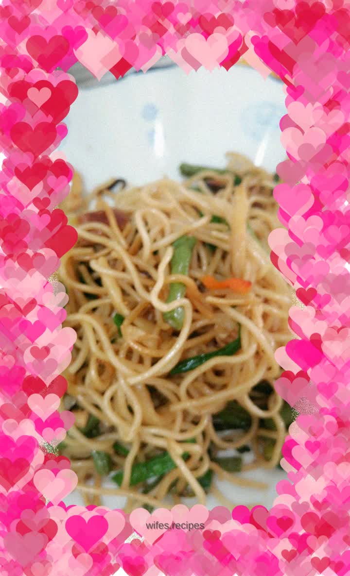 Hui-style braised beans and noodles