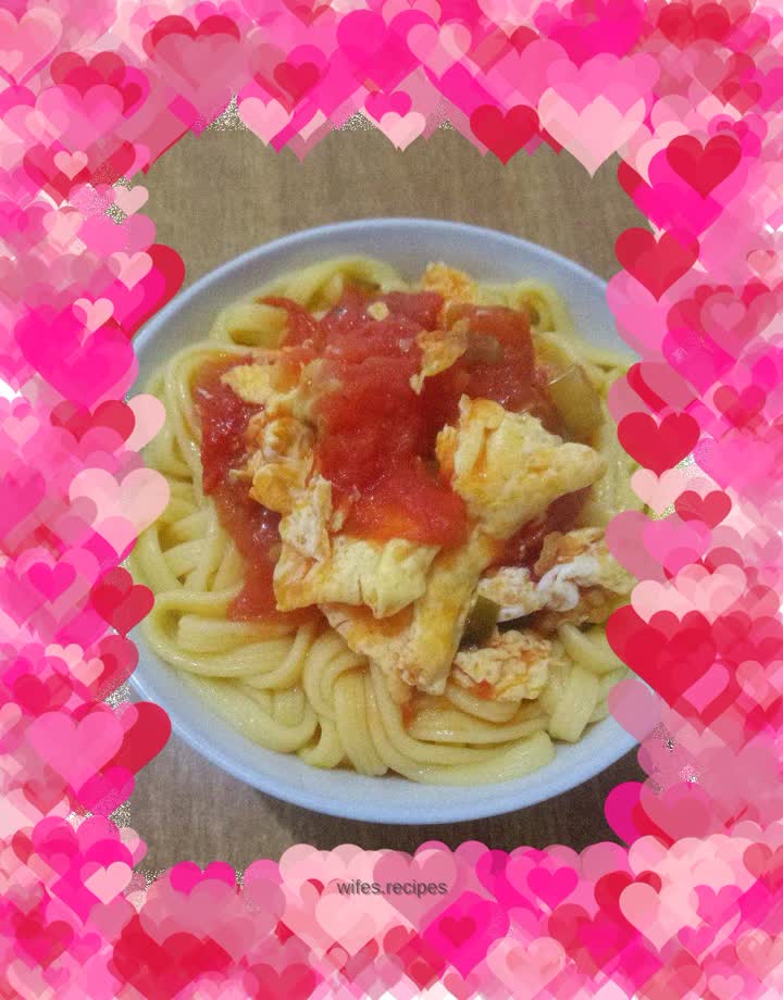 Tomato and egg noodles
