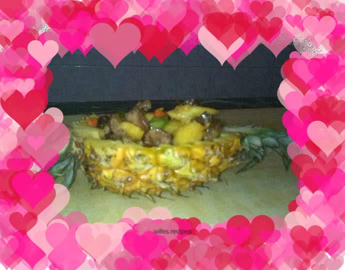 Pineapple Chicken Gizzards