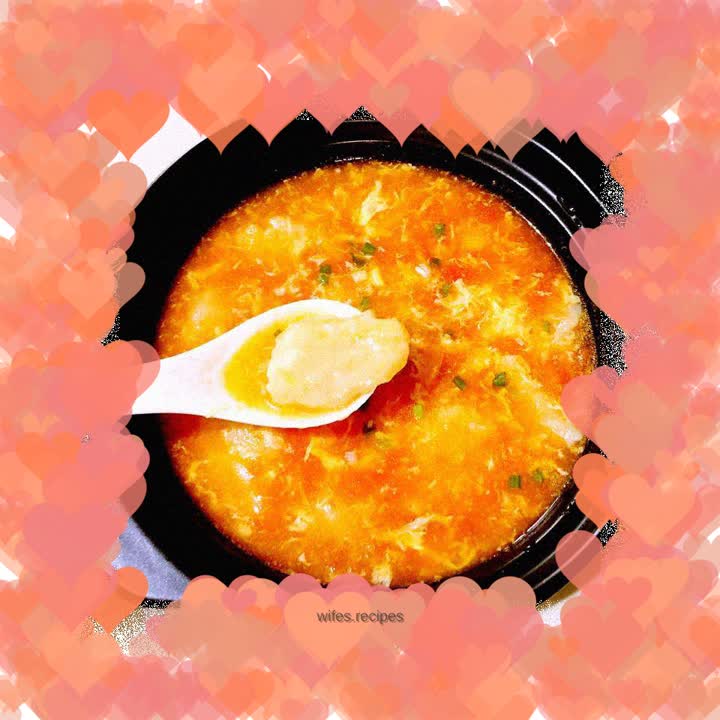 Tomato and Egg Pimple Soup