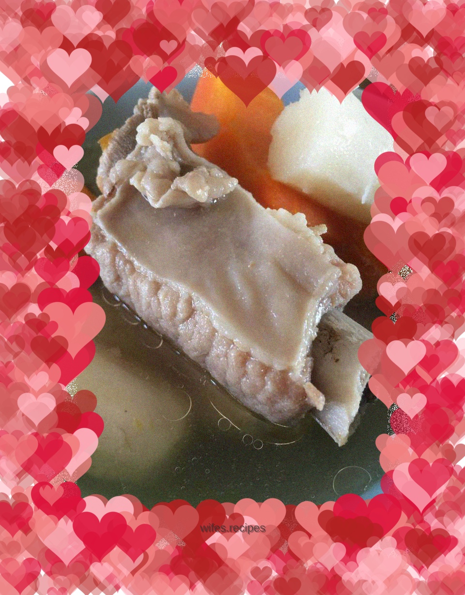 Yam, Carrot and Pork Ribs Soup