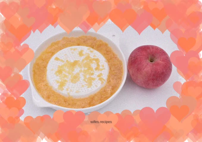 Baby apple puree