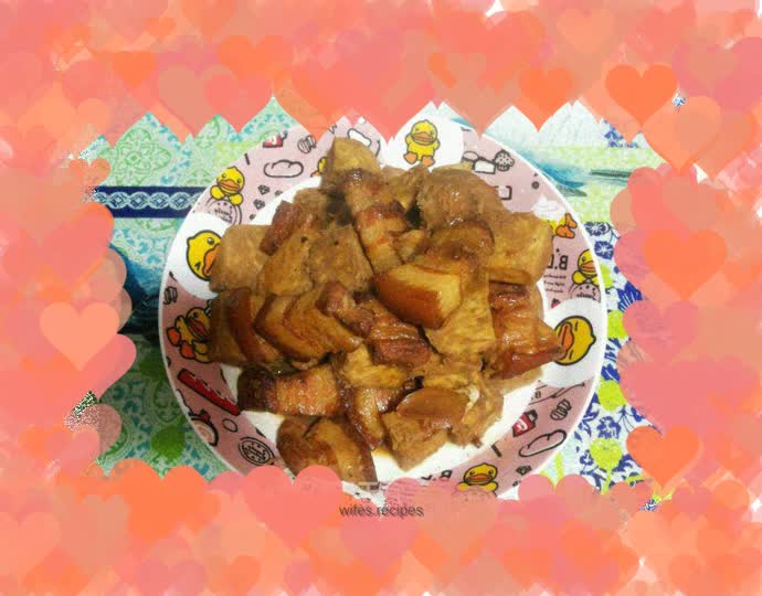 Braised Pork with Taro