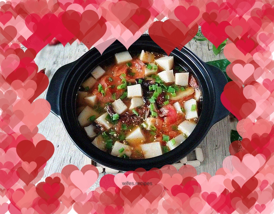 Tomato, chicken and wolfberry jelly