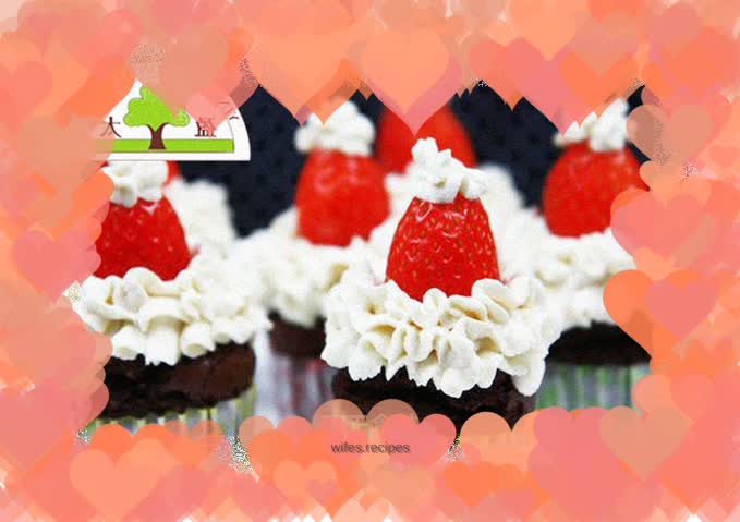 Yingtai Food Club---Strong Strawberry Brownie Cake