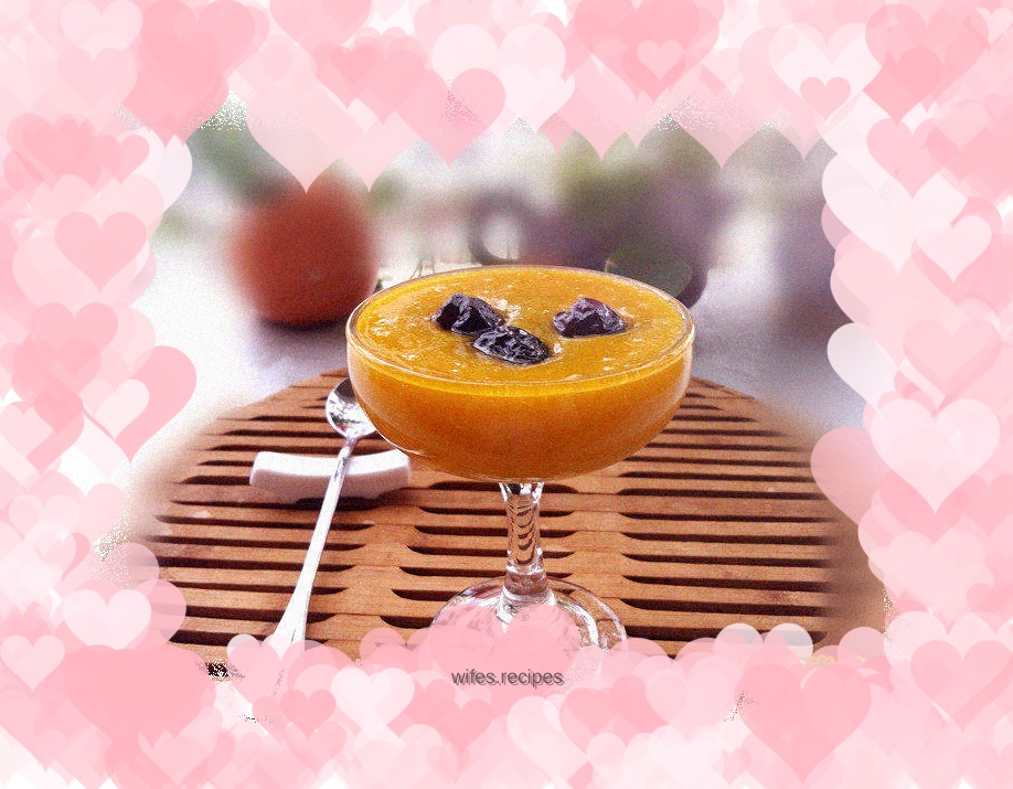 Jam, candied dates and pumpkin paste