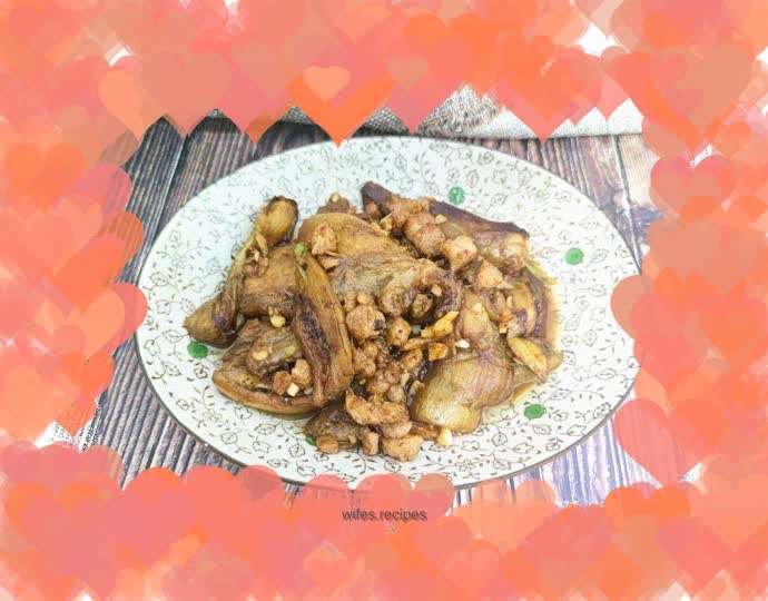 Eggplant with minced meat