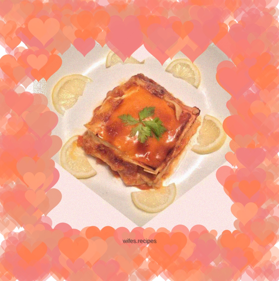 🎀 Italian style tomato sauce and meat sauce lasagna🎀