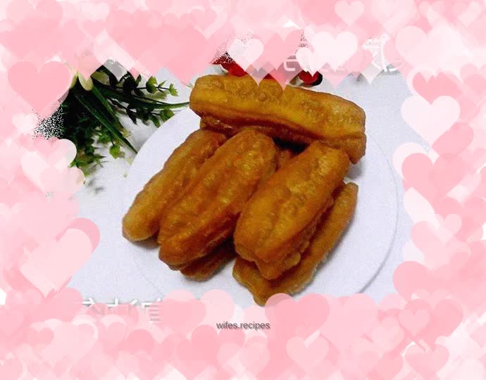 Homemade delicious fried dough sticks