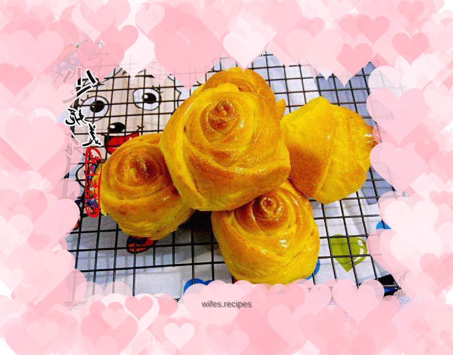 Pumpkin Rose Bread