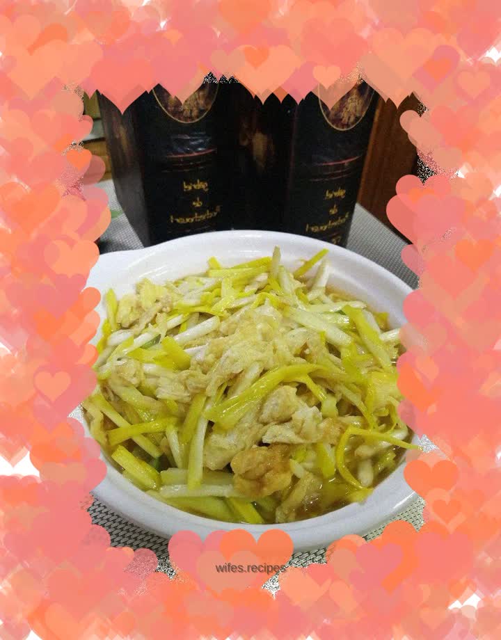 Garlic scrambled eggs