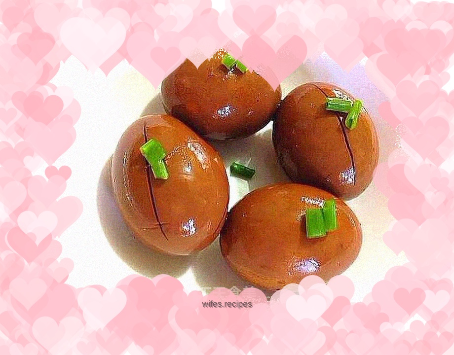 Homemade braised eggs