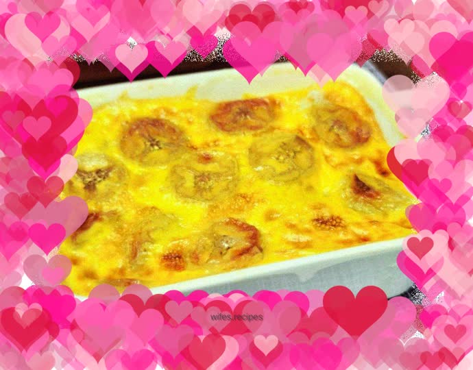 Banana Baked Custard