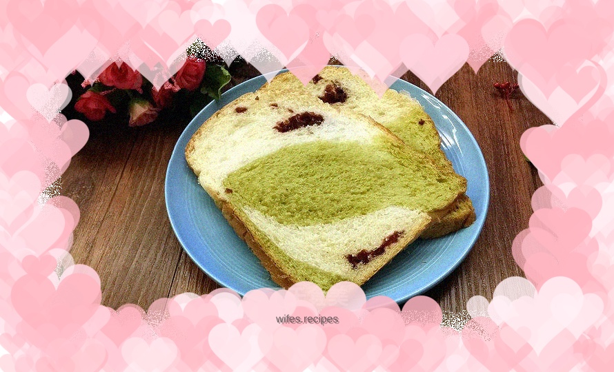 Matcha Cranberry Double Bun