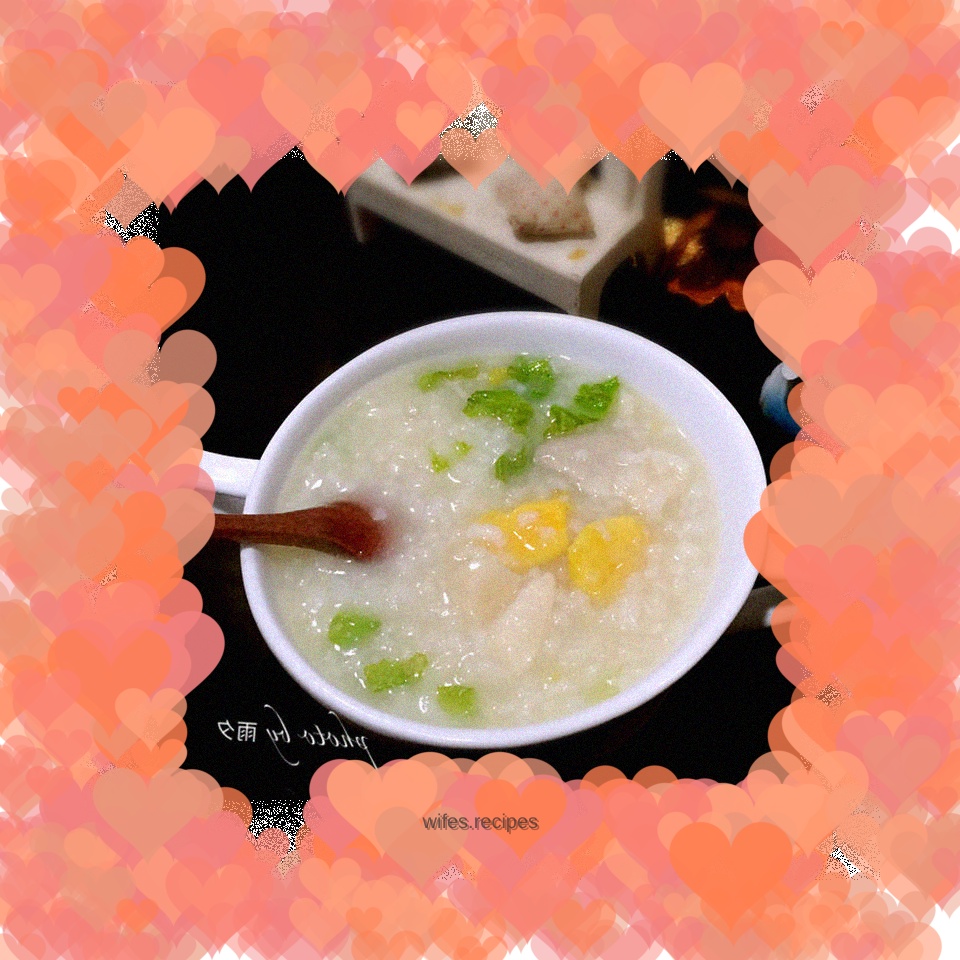 Sweet potato and taro porridge