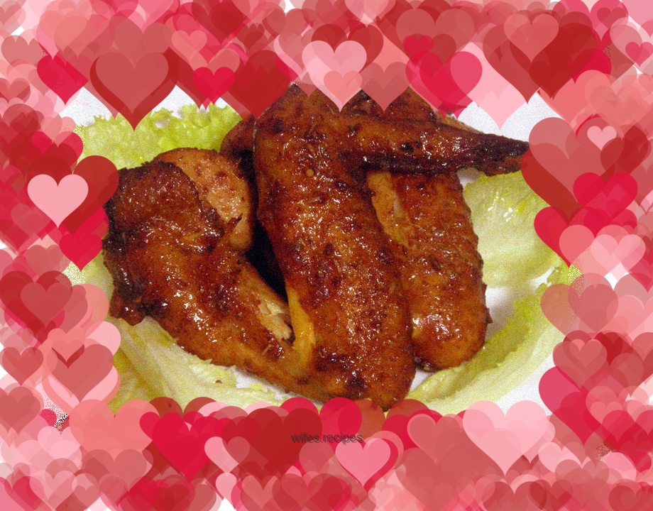 Grilled chicken wings