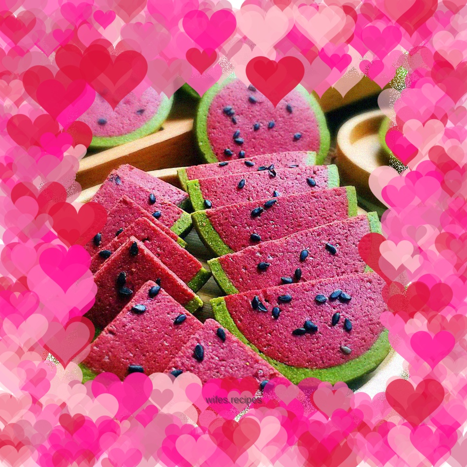 Watermelon Cookies
