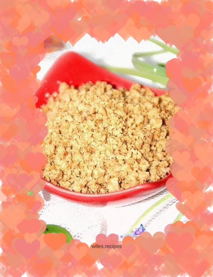 The gorgeous transformation of bean dregs---vegetarian pork floss