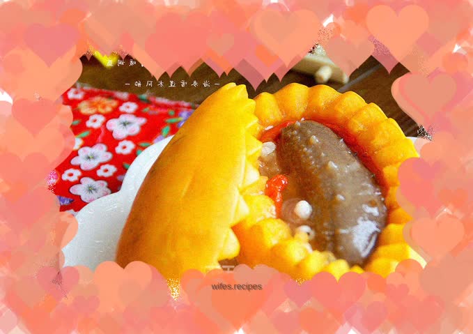 [Sea Cucumber, Snow Lotus and Papaya Boat]: Sweet sugar water for beautiful women