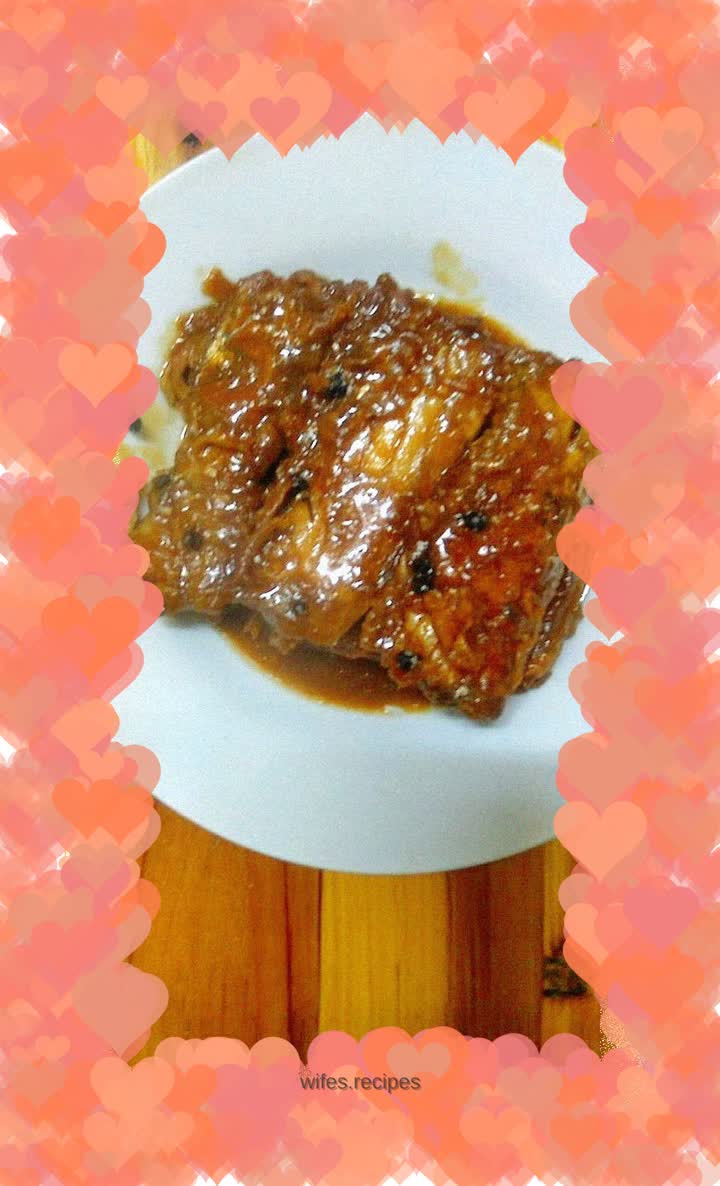 Braised hairtail fish