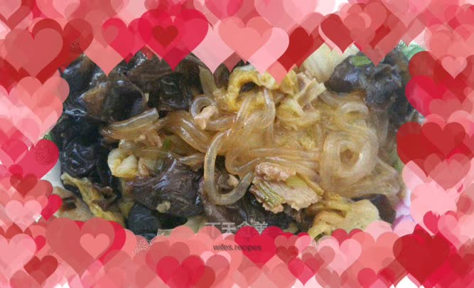 Homemade cabbage and fungus