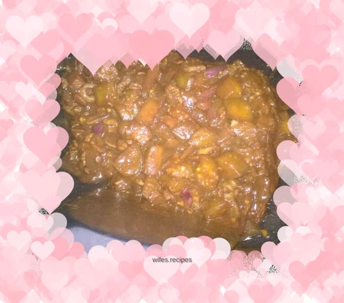Vegetarian fried sauce