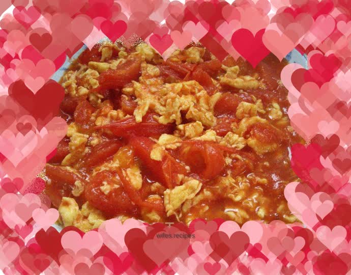 Tomato scrambled eggs