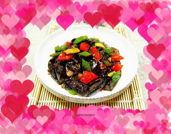 Braised eggplant with homemade sauce