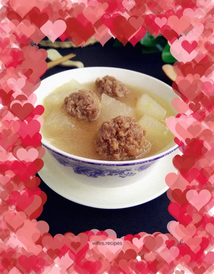 Pork Balls and Winter Melon Soup