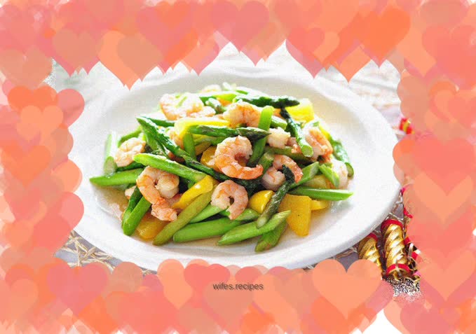 Stir-fried Asparagus and Shrimp