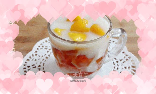 Coconut Mango Black Tea Jelly