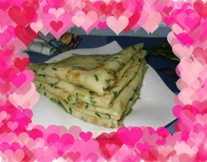 Egg and Scallion Soft Pancake