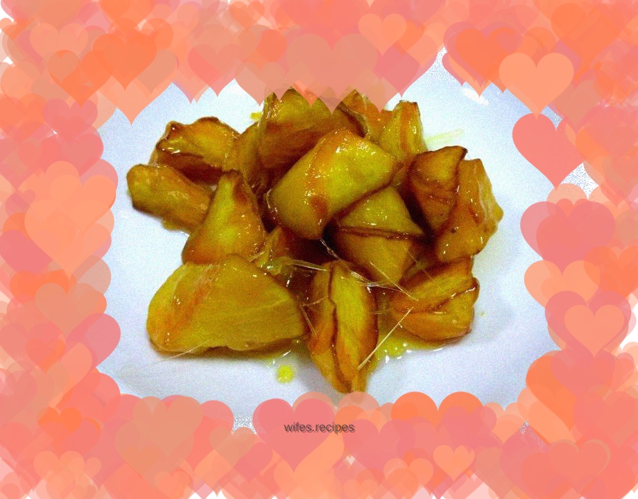 Shredded sweet potato