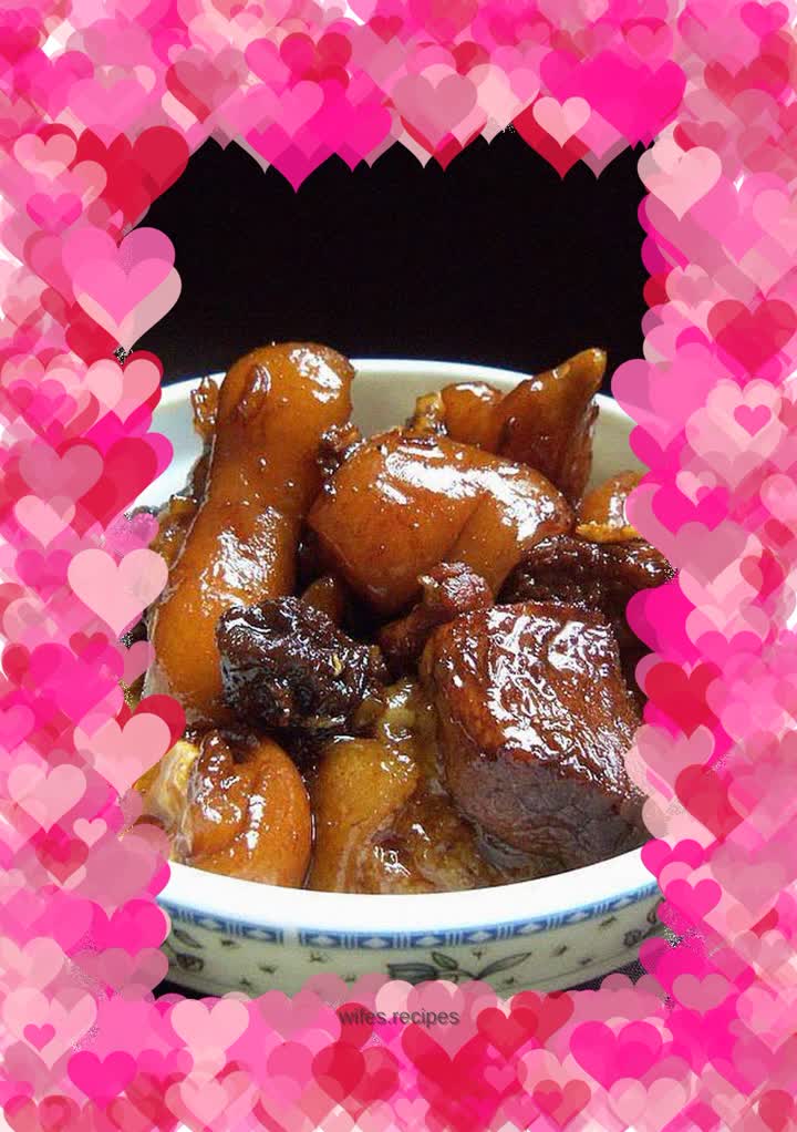 Peanut Pig Knuckle Soup Hua Mei Pig Knuckle