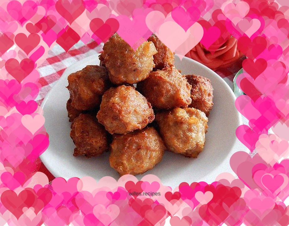 Fried meatballs