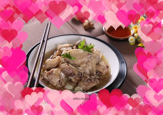Steamed Chicken with Sha Ginger