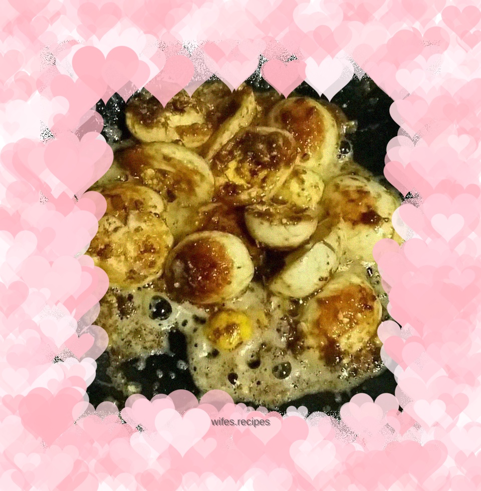 Fried fried eggs with soybean paste* super delicious