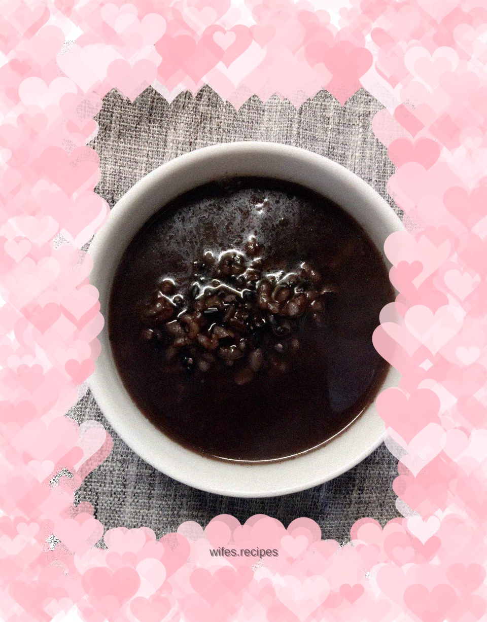 Black rice porridge