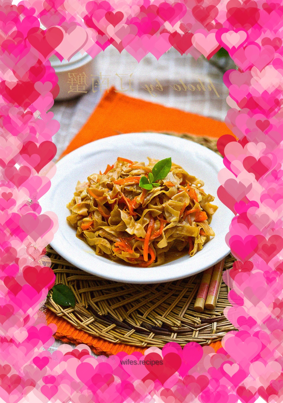 Carrot and bean gluten