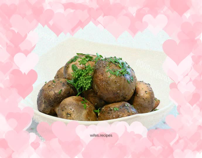 Grilled Mushrooms with Herbs