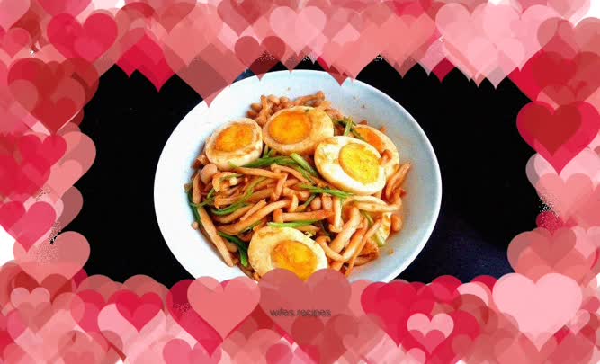 Seafood Mushroom Scrambled Egg