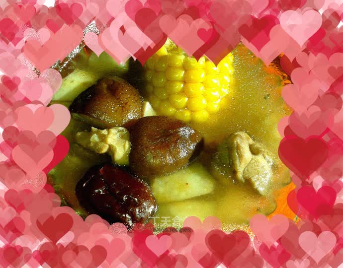 Corn, Taro and Chicken Soup – Rice Cooker Version