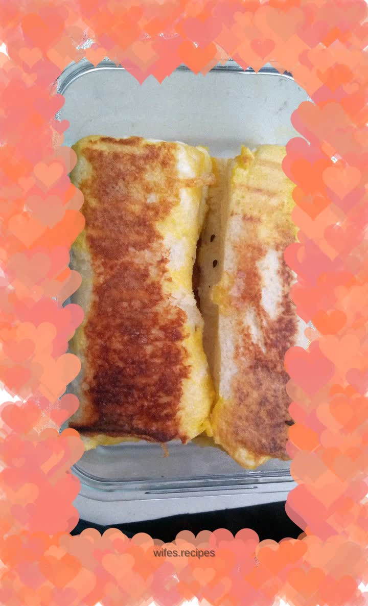 Toast Banana Omelet